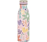 Sportandem Tandem Botella Térmica 500ml, AQUARELLE Acero Inoxidable, Doble Pared, Sin BPA, Antigoteo, Mantiene Frío 24h, Calor 12h