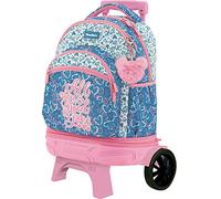 Sportandem TANDEM Carro Compacto Premium Desmontable con Ruedas Silenciosas, 35L, 5 Compartimentos, Asa Acolchada, Tirantes Ergonómicos, Colección Love