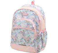 Sportandem Tandem mochila escolar doble compartimento 20 L con bolsillo acolchado para portátil y organizador, base reforzada y bolsillo para botella, rosa