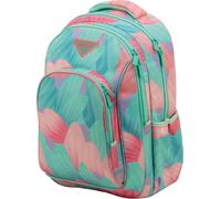 Sportandem Tandem mochila escolar doble cuerpo con compartimento acolchado para portátil y bolsillo botella 23 L rosa verde