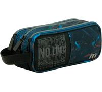 Sportandem Tandem portatodo Triple con Tres cuerpos Independientes y Cremallera, Azul, Negro, Granate, Capacidad 1 L, 22,5×9,5×8 cm