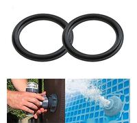 SPORTARC 2 juntas para válvula de buceo para Intex 10745, pieza de repuesto para arandela de goma de escalón de piscina