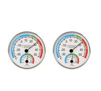 SPORTARC 2 termómetros higrómetros térmicos analógicos de humedad ambiente control de temperatura interior para cocina, sótano, baño, sauna, terrario