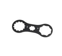 SPORTARC Adaptador de tubo de dirección cónico de 1/8 a 1/2 pulgadas, anillo de carrera de corona para conversión de auriculares de horquilla recta, aleación de aluminio, color negro
