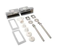 SPORTARC Bisagras para asiento de inodoro, repuesto de cierre suave, fijación superior, material ABS, apto para inodoros tradicionales y contemporáneos