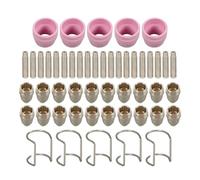 SPORTARC Boquillas de corte de plasma, puntas de soplete de corte de plasma, kit de consumibles para AG60P SG-55 AG-60 WSD-60, piezas de repuesto de metal de 50 piezas para usuarios profesionales y de