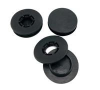 SPORTARC Clips para alfombrillas de coche, hebillas de fijación de alfombras, almohadillas antideslizantes para Mercedes-Benz, material negro PA6.6, ajuste seguro debajo de los pedales, piezas de