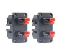 SPORTARC Conector Anderson de 30 A 600 V, panel de soporte de montaje fijo, cobre chapado en plata, para EV, solar, carretilla elevadora, rojo y negro, juego
