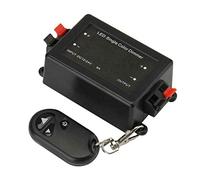 SPORTARC DC 12V-24V LED de un solo color RF Dimmer Cotroller Control remoto inalámbrico, 12V-24V/8A inalámbrico RF controlador regulador regulador para tira de luz LED