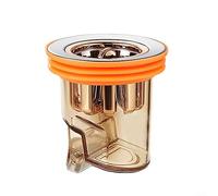 SPORTARC Drenaje de ducha de válvula de vía, drenaje de suelo, cubierta de drenaje antiolor, tapón colador de alcantarillado