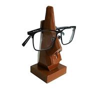 SPORTARC Forma de nariz hecha a mano Gafas de sol de madera Gafas de sol Soporte de madera Forma de nariz Gafas de lectura Soporte de pantalla Gafas de sol, B