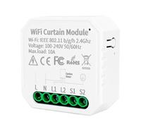 SPORTARC Interruptor de cortina inteligente, controlador de persiana inteligente, interruptor de persiana enrollable, control remoto WiFi, horario de temporizador para persianas, funciona con la