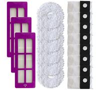 SPORTARC Kit de filtros para aspiradora, paños de fregona y bolsas de polvo para aspiradoras Eureka J15 Pro y Ultra, filtro de 3 piezas + 6 paños de microfibra + 8 bolsas