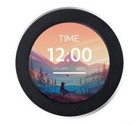 SPORTARC Manténgase informado con una pantalla compacta refrigerada por agua de 2 8 pulgadas, ideal para monitorear el rendimiento de la CPU y la GPU del sistema (blanco)