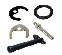 SPORTARC Monoblock Lavabo & Fregadero Grifo Mezclador Grifo Abrazadera Kit 1 Perno M12 Grifo Juego de Fijación Perno Arandela Llave Llave Placa Set