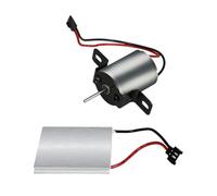 SPORTARC Motor de ventilador de chimenea, motor de soplador de estufa, kit de reparación, pieza de repuesto de metal, película de generación de energía, para calefacción del hogar