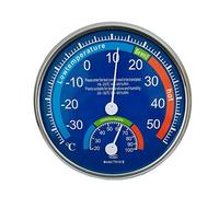 SPORTARC Termómetro higrómetro termo analógico humedad habitación control de clima interior azul