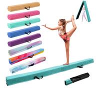 SportBob Viga de Equilibrio Gimnasia 270 cm, Barra de Gimnasia Plegable Portátil para Entrenamiento con Base de Goma Antideslizante para Niños, Principiantes y Gimnastas Profesionales