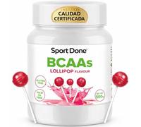 SportDone - BCAA 4:1:1 en Polvo 500 g | Sabor Lollipop | 2,13 g L-Leucina por dosis | Enriquecido con L-Isoleucina y L-Valina | Sin gluten ni aceite de palma | 5 g por ración