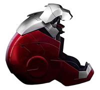 Sporte Iron Man MK5 - Casco Con Control de Voz Jarvis, Máscara de Cara Completa 1:1, Cascos Eléctricos Con Base de Siete Colores, Máscara de Vengadores Para Juegos de Rol