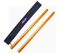 Sportech Italia Subasta Escrima de Rattan Artes Marciales Filipinas Silat Kungfu Kali Arnis Eskrima (Pareja con funda, natural)