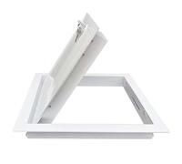 Sportello di ispezione per porta di accesso, pannello di accesso in alluminio per sistemi di sfiato da 36"x36" per cartongesso, armadio di copertura della scatola dei fusibili(22x40in/56x102cm)