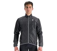 Chaqueta fina cortavientos Sportful Reflex negro gris - XXL