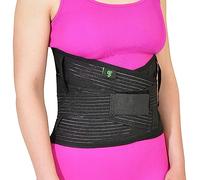 SPORTHERAPY Faja Lumbar Hombre Mujer Universal | Cinturon Lumbar con Férulas Removibles | Faja Lumbar para Estabilizar la Zona Sacro-Lumbar (L 100/120 cm)