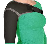 Sportherapy Ortesis Hombro Ambidiestra con Fijación de Control Lateral | Inmovilizador Hombro de Neopreno Transpirable | Hombrera Ajustable para Hombre y Mujer | Producto Médico Certificado (XL)