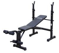 SPORTINATOR Peso Premium Peso Banco Trainingsbank Estación de Fuerza Negro Nuevo
