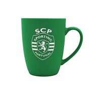Sporting Clube de Portugal SCP - Taza suave al tacto con caja de regalo