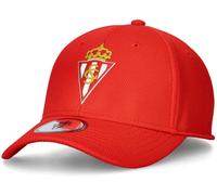 R. Sporting De Gijón | Gorra Premium Escudo Roja Adulto