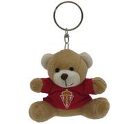 Sporting de Gijón - Llavero Osito Real Sporting de Gijón, Unisex, Rojo