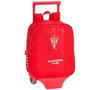 Mochila Escolar SPORTING GIJÓN Corporativa, Guardería 28 cm. Con Carro