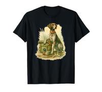 Sporting Dog Watercolor with Duck Decoy and Antler Camiseta