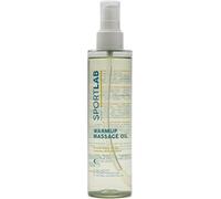 SPORTLAB MILANO - WARMUP MASSAGE OIL - Aceite preparatorio y de Precalentamiento para músculos y tendones | Activa la microcirculación y reduce el riesgo de lesiones antes del deporte | 200ml