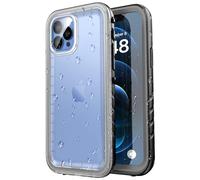 SPORTLINK Funda impermeable para iPhone 12 Mini, a prueba de golpes, resistente a los golpes, cubierta trasera transparente [protector de pantalla/cámara integrado] protección de cuerpo completo 360