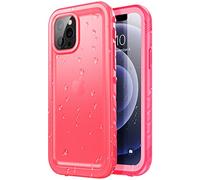 SPORTLINK Funda para iPhone 12 Pro MAX Impermeable Antigolpes - 360 Grados Militar Integral Protector [IP68 Waterproof Sumergible] Carcasa Antigolpes Acuatica con Pantalla/Camara Proteccion(Rosa)
