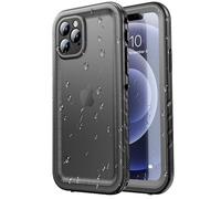 SPORTLINK Funda para iPhone 12 Pro MAX Impermeable Antigolpes - 360 Grados Militar Integral Protector [IP68 Waterproof Sumergible] Carcasa Antigolpes Acuatica con Pantalla/Camara Proteccion(Negro)