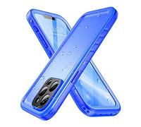 SPORTLINK Funda para iPhone 13 Pro MAX Impermeable Antigolpes - 360 Grados Militar Integral [IP68 Waterproof Sumergible] Carcasa Antigolpes Acuatica con Pantalla/Camara Proteccion(Azul)