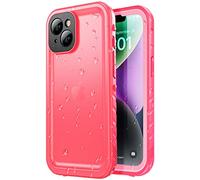 SPORTLINK Funda para iPhone 14 Impermeable Antigolpes - 360 Grados Militar Integral [IP68 Waterproof Sumergible] Carcasa Antigolpes Acuatica con Pantalla/Camara Proteccion(Rosa)