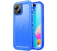 SPORTLINK Funda para iPhone 14 Impermeable Antigolpes - 360 Grados Militar Integral Protector [IP68 Waterproof Sumergible] Carcasa Antigolpes Acuatica con Pantalla/Camara Proteccion(Azul)
