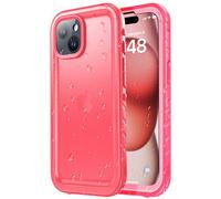 SPORTLINK Funda para iPhone 14 Pro Impermeable Antigolpes - 360 Grados Militar Integral [IP68 Waterproof Sumergible] Carcasa Antigolpes Acuatica con Pantalla/Camara Proteccion(Rosa)