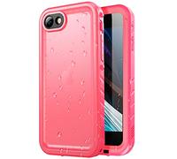 SPORTLINK Funda para iPhone SE 2020/2022 iPhone 8/7 SE2 SE3 Impermeable Antigolpes - 360 Grados Militar Integral Protector [IP68 Waterproof Sumergible] Antigolpes con Pantalla/Camara Proteccion(Rosa)