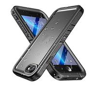 SPORTLINK Funda para iPhone SE 2020/2022 iPhone 8/7 SE2 SE3 Impermeable Antigolpes - 360 Grados Militar Integral Protector [IP68 Waterproof Sumergible] Antigolpes Con Pantalla/Camara Proteccion(Negro)