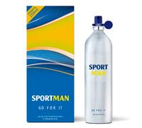 SPORTMAN - Go For It 250 ml, Colonia Hombre, Perfume Formato Spray, Eau de Toilette Natural y Masculina, Aroma Cítrico, Fragancia Fresca, Deportiva y de Larga Duración