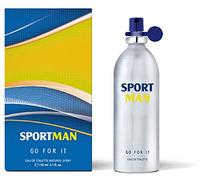 SPORTMAN - Go For It 150 ml, Colonia Hombre, Perfume Formato Spray, Eau de Toilette Natural y Masculina, Aroma Cítrico, Fragancia Fresca, Deportiva y de Larga Duración