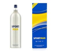 SPORTMAN - Go For It 250 ml, Colonia Hombre, Perfume Formato Spray, Eau de Toilette Natural y Masculina, Aroma Cítrico, Fragancia Fresca, Deportiva y de Larga Duración