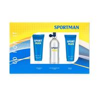 SPORTMAN - Go For It Colonia 150 ml + Gel de Baño 75 ml + After Shave 75 ml, Estuche de Regalo Hombre, Eau de Toilette Natural y Masculina, Aroma Cítrico, Fragancia Fresca, Deportiva y Duradera