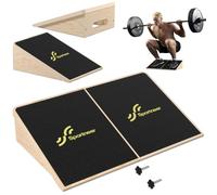 Sportneer Blance Board 20° Heavy Weight Non-Slip Squat Block, Squat Wedge for Heel Increases Squats and Calf Lifts